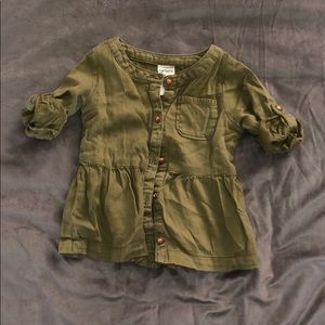 Half sleeve button down shirt